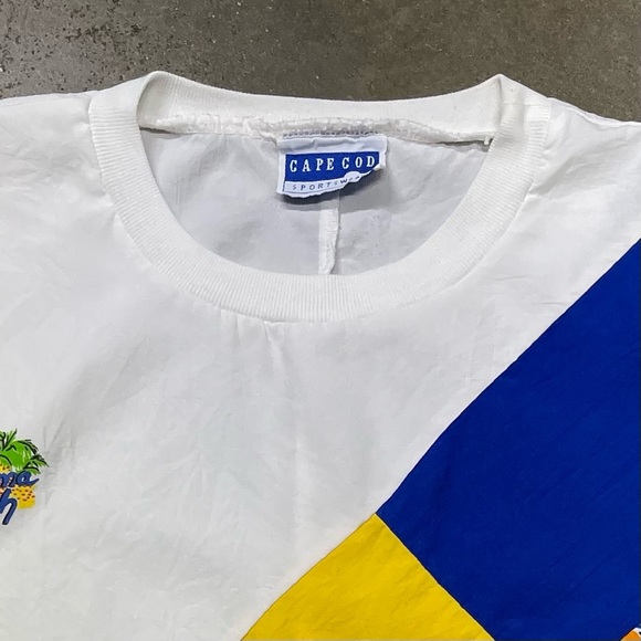 Vintage Cape Cod Floral Surf Shirt L 80s 90s - Picture 3 of 8